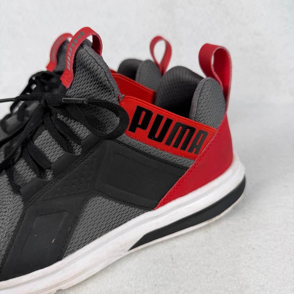 Puma Softride Rift Sneakers Mens Size 8 Athletic Running Shoes Grey Red Black - Picture 2 of 12